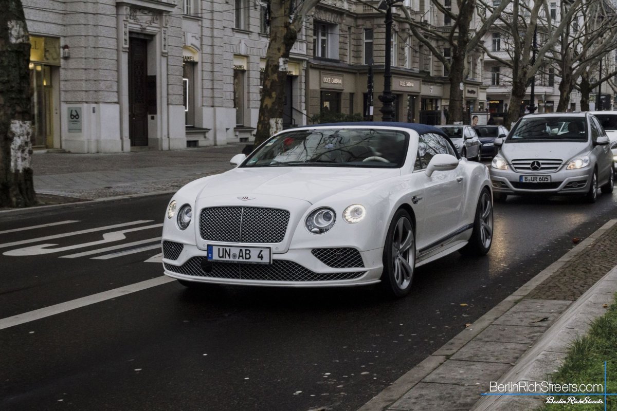 Bentley Continental GTC V8 (2016) Galene Edition spotted in Berlin — BerlinRichStreets